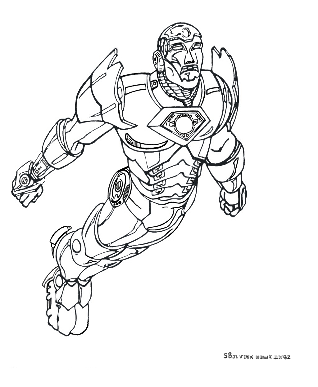 Com a sua armadura, Tony Stark torna-se o Homem de Ferro e pode voar!