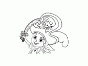 Páginas de Jake e Disney Pirates para colorir e imprimir para crianças