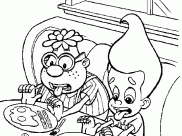 Desenhos de Jimmy Neutron para colorir
