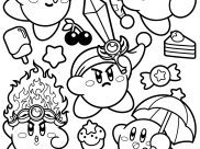Desenhos de Kirby para colorir