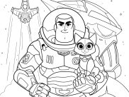 Desenhos de Lightyear para colorir