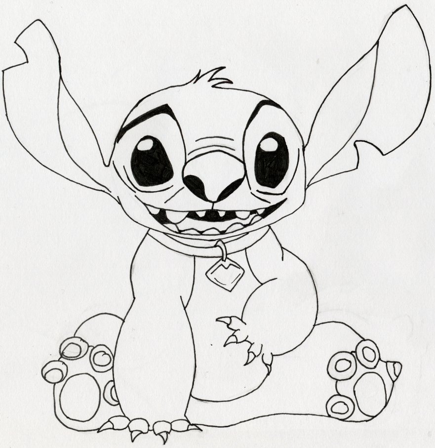 Imagem da Stitch a imprimir