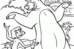 Páginas de Livro da Selva para colorir e imprimir para crianças