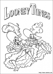 Looney Tunes imagem para imprimir e colorir