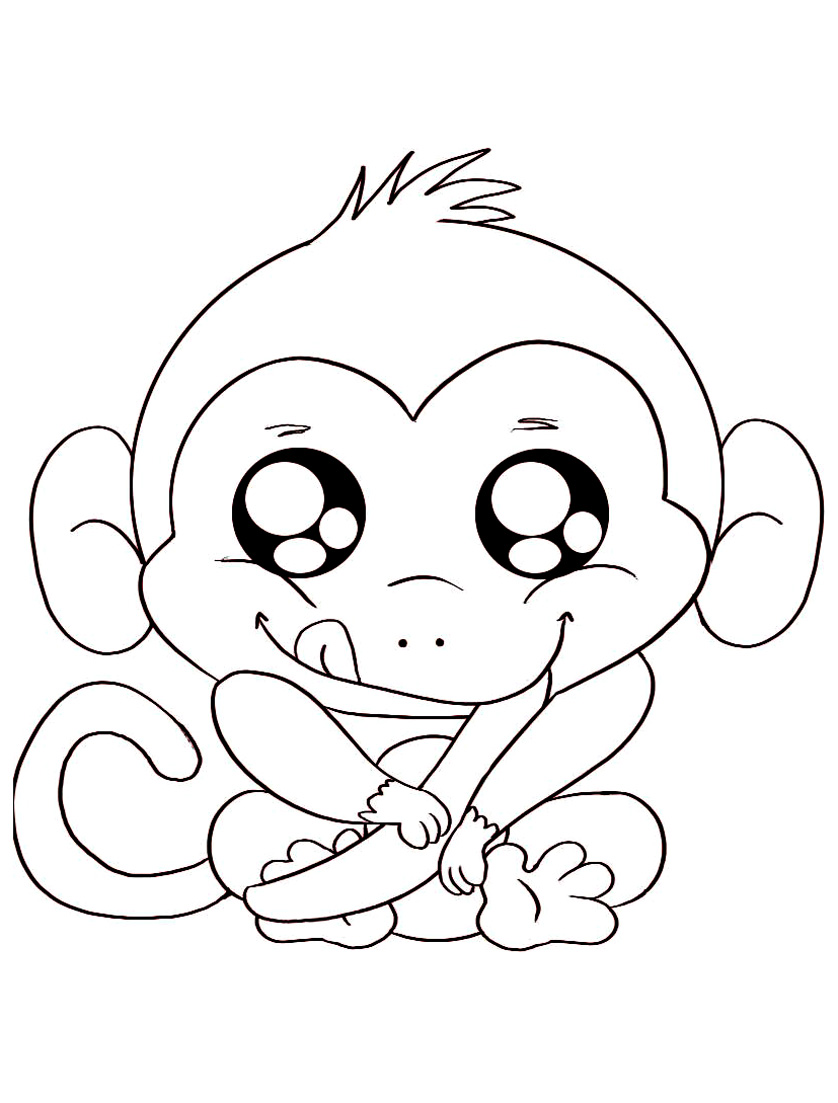 Macaco Desenho Para Colorir - Ultra Coloring Pages