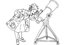 Páginas de Magic School Bus para colorir e imprimir para crianças