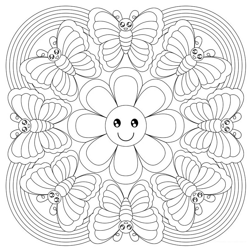 Desenhos para colorir de mandalas para imprimir e colorir - Mandalas - Just  Color Crianças : Páginas para colorir para crianças