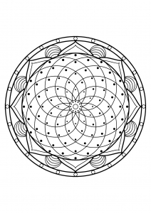 Página de para colorir e imprimir para crianças : Mandala-complexo-livro-livro- 20