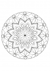 Desenhos para colorir gratuitos de mandalas para imprimir