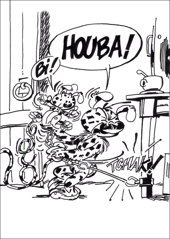 Desenho Marsupilami para descarregar e imprimir para crianças Desenho Marsupilami para descarregar e imprimir para crianças