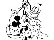 Desenhos de Mickey e seus amigos para colorir
