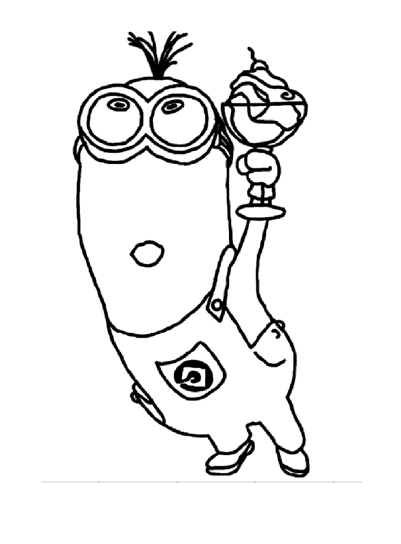 Desenho livre dos Minions para imprimir e colorir - Minions - Just Color  Crianças : Páginas para colorir para crianças