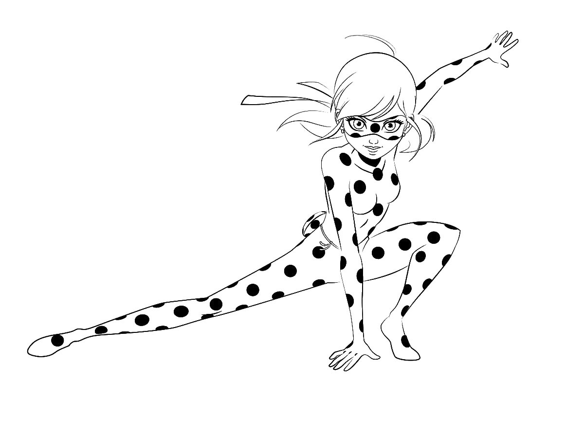 27 Desenhos da Ladybug para Colorir