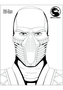Mortal Kombat : Desenhos para colorir para crianças de mortal-kombat