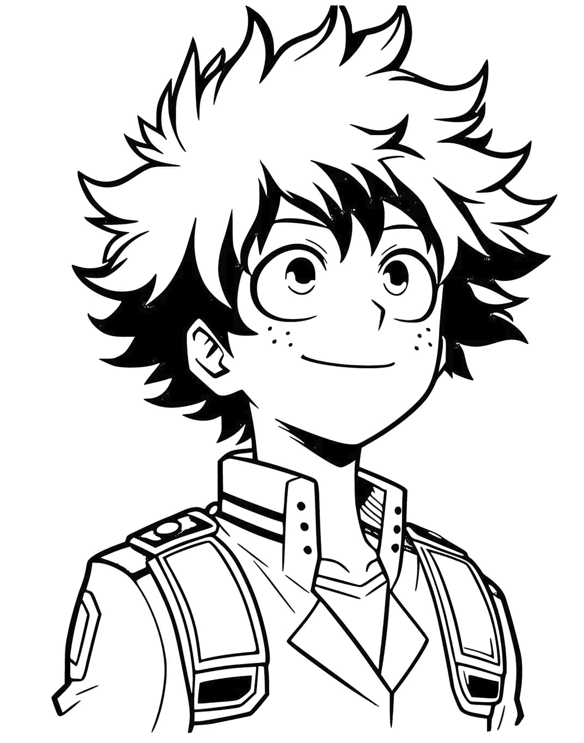 Desenhos para colorir gratuitos de my-hero-academy para baixar (My Hero Academy)
