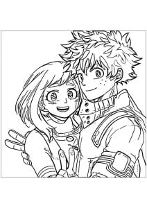 My Hero Academy : Desenhos para colorir para crianças gratuitos de my-hero-academy