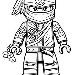 Páginas de Ninjago para colorir e imprimir para crianças