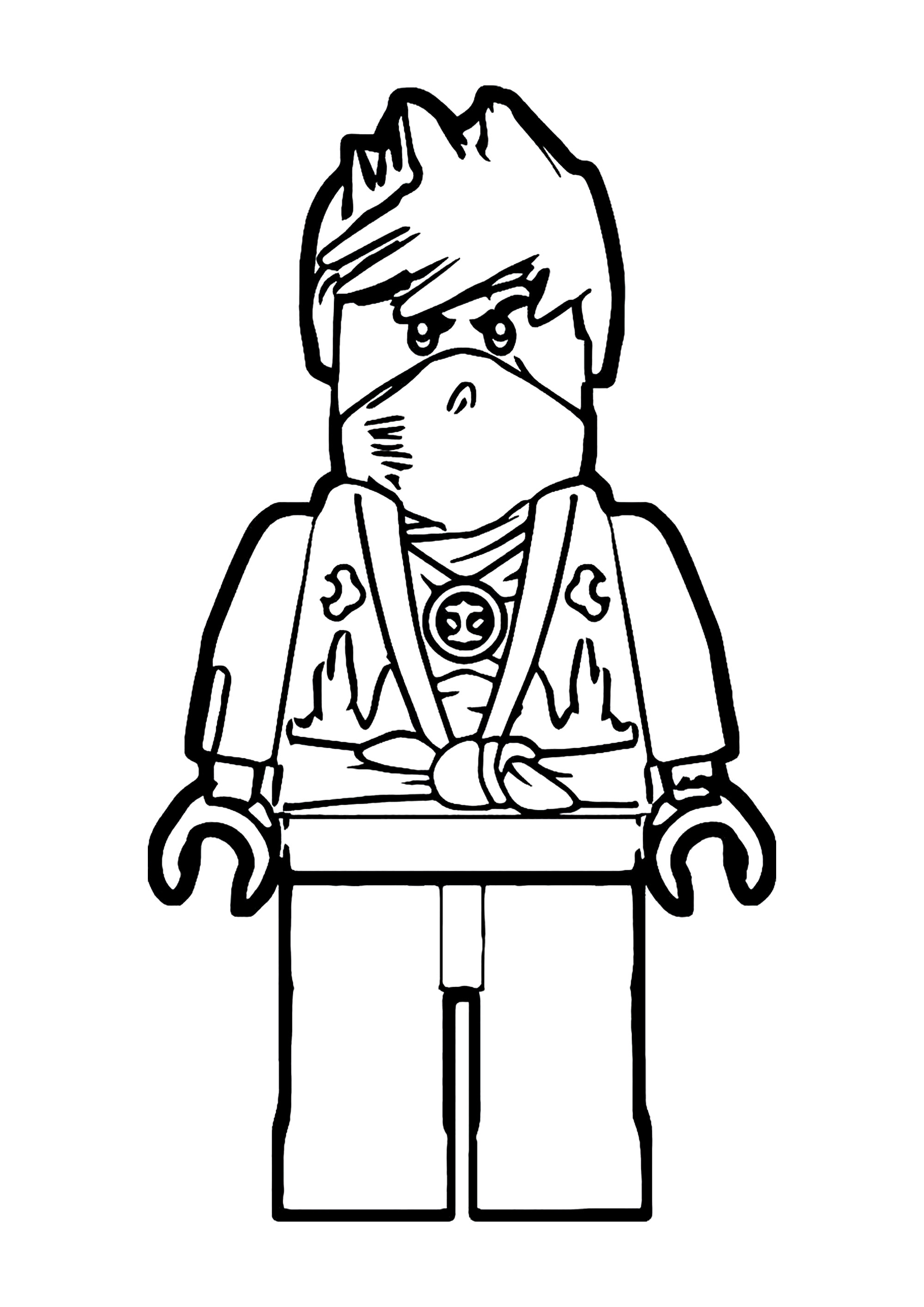 Coloriage simples Lego Ninjago