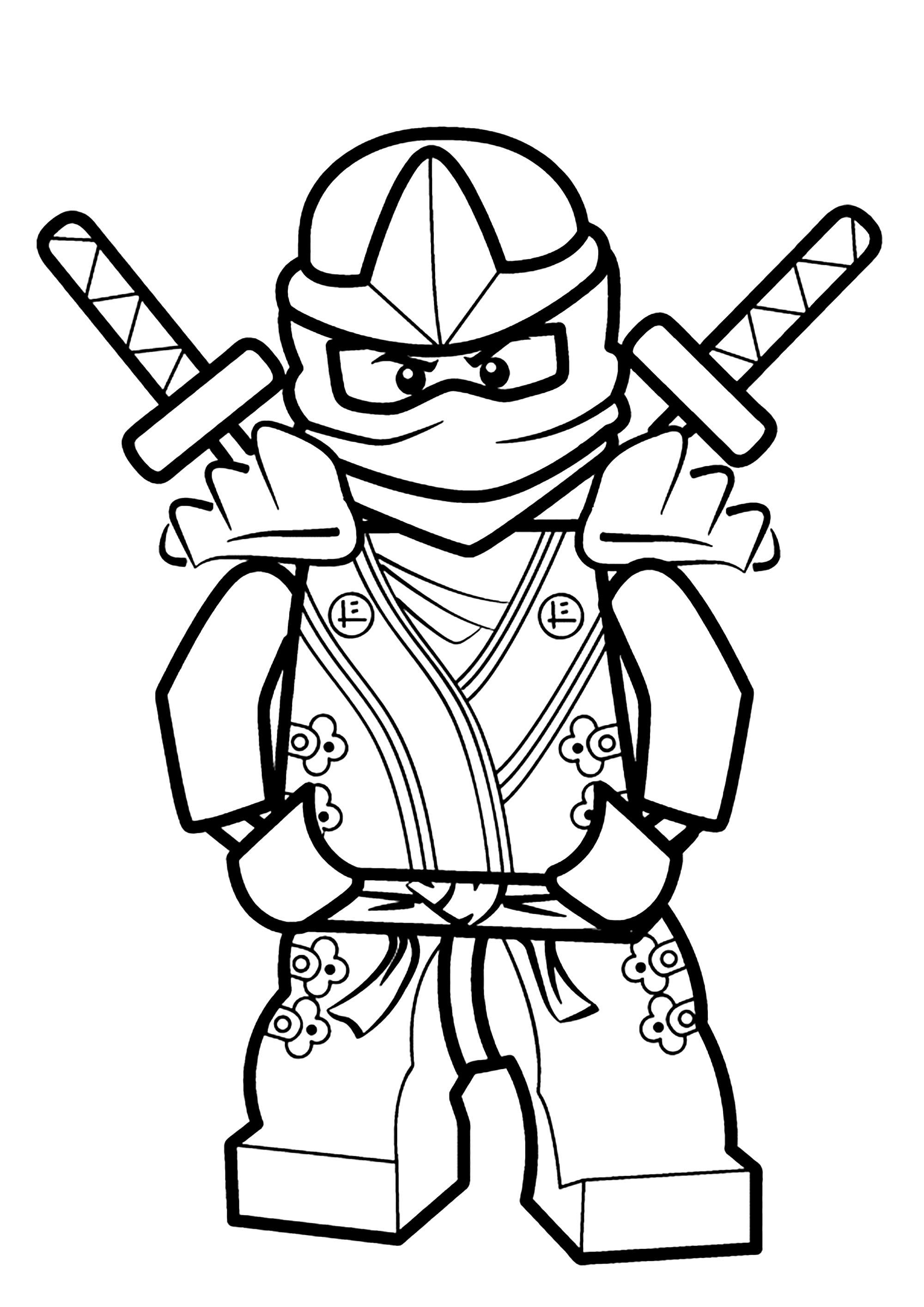 Desenho e Imagem Ninjago Ninja para Colorir e Imprimir Grátis para Adultos  e Crianças 