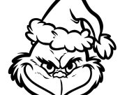 Páginas de O Grinch para colorir e imprimir para crianças