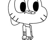 Páginas de O Incrível Mundo de Gumball para colorir e imprimir para crianças