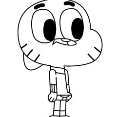 Páginas de O Incrível Mundo de Gumball para colorir e imprimir para crianças