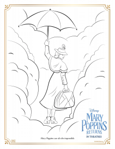 Mary Poppins no segundo episódio das suas aventuras