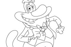Páginas de Oggy e as baratas para colorir e imprimir para crianças