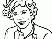 Desenhos de One Direction para colorir