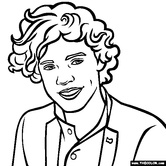 Paginas para colorir para criancas one direction - 33162