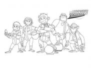 Desenhos de Os chimpanzes de Lespace para colorir
