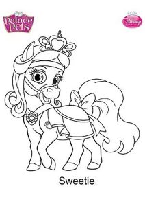 Página de Palace Pets para colorir e imprimir para crianças : Docinho