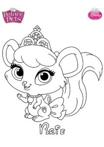 Página de Palace Pets para colorir e imprimir para crianças : Brie