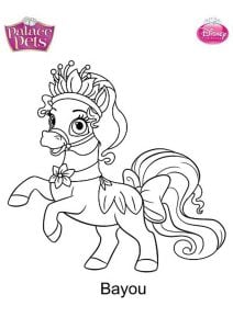 Página de Palace Pets para colorir e imprimir para crianças : Baía