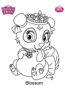 Página de Palace Pets para colorir e imprimir para crianças : Florescer