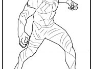 Desenhos de Black Panther para colorir