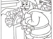 Desenhos de Papai Noel para colorir