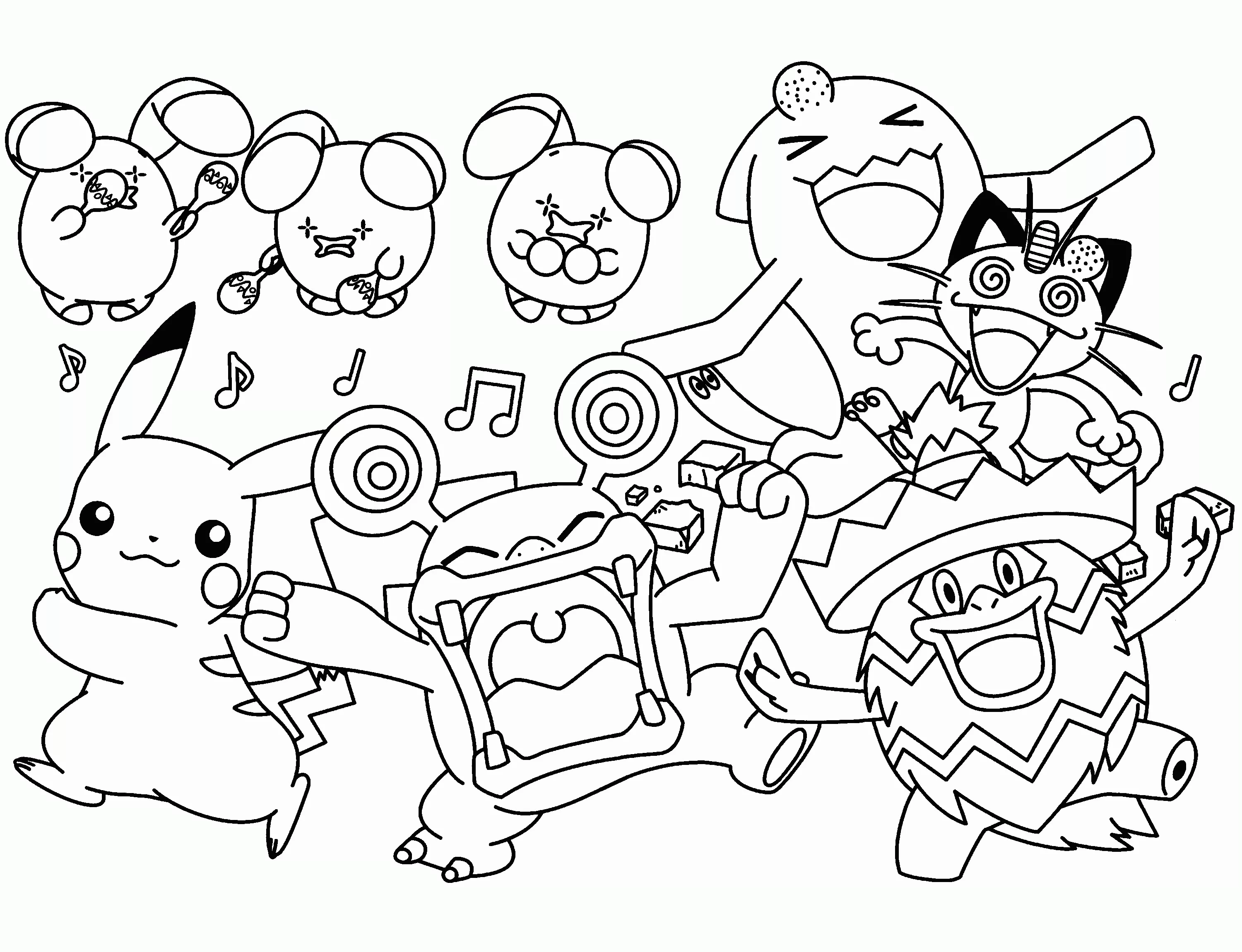 Dibujos para colorear de pokémon para descargar (Página de Todas as páginas para colorir com Pokémon para colorir e imprimir para crianças)