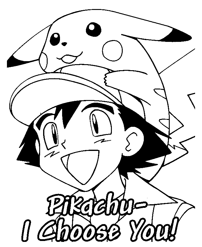 Páginas para colorir Pokémon Go Pikachu - Páginas para colorir gratuitas  para impressão