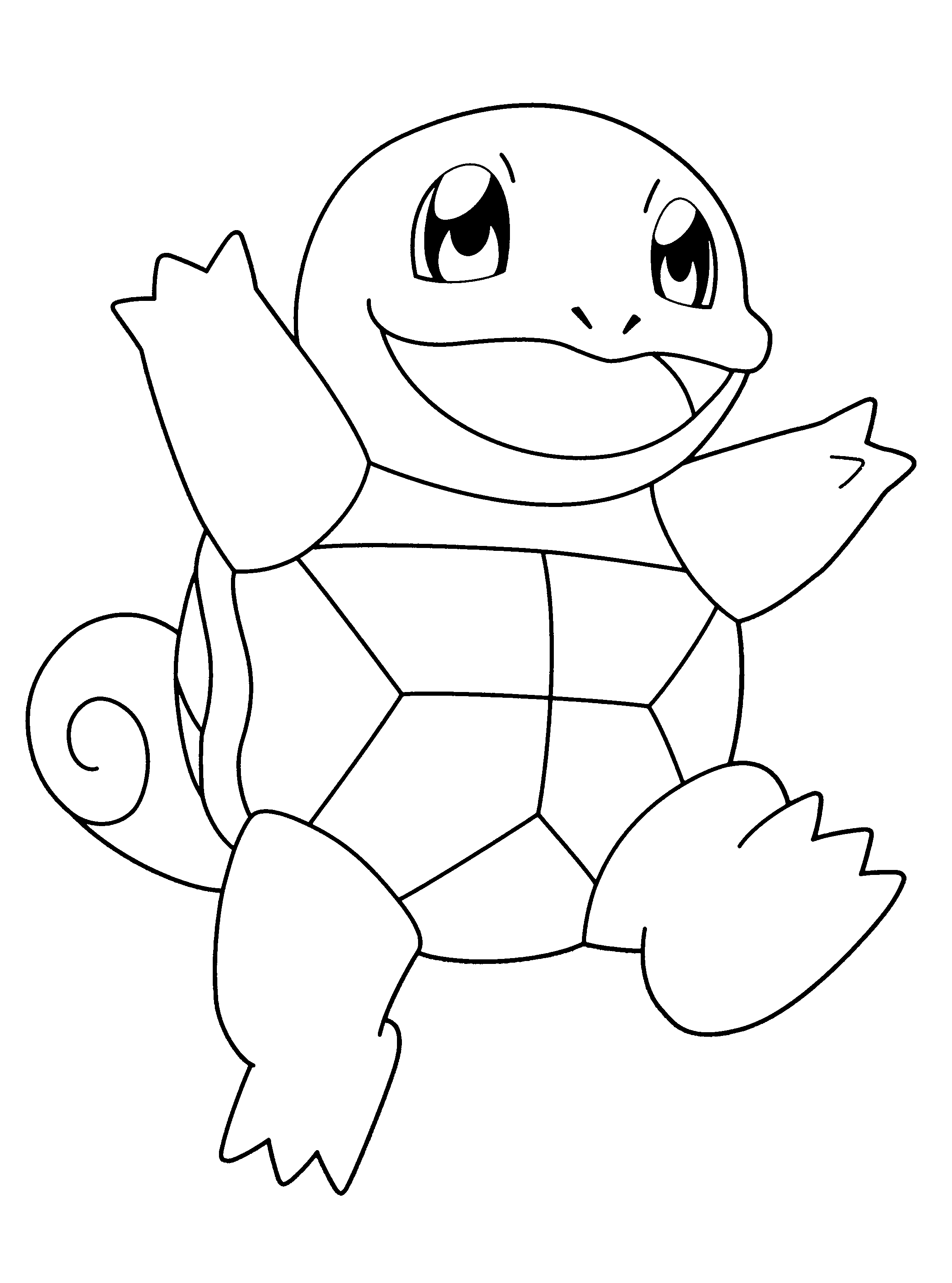 Simple Dibujos para colorear de Pokémon