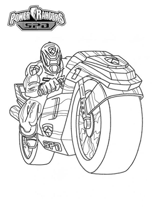 Power Rangers a desenhar para colorir, fácil para as crianças