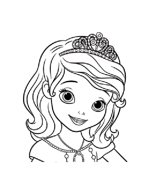 O belo sorriso da princesa Sofia