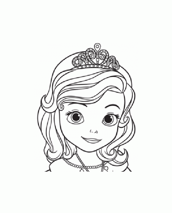 Desenhos de Princesa Sofia para Colorir e Imprimir 