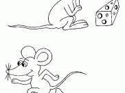 Desenhos de Rato para colorir
