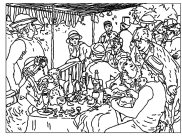 Páginas de Pierre-Auguste Renoir para colorir e imprimir para crianças