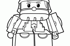 Desenhos de Robocar Poli para colorir