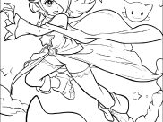 Páginas de Rosalina para colorir e imprimir para crianças