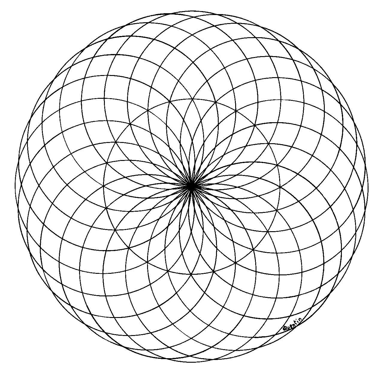 Desenhos para colorir de rosetas para crianças