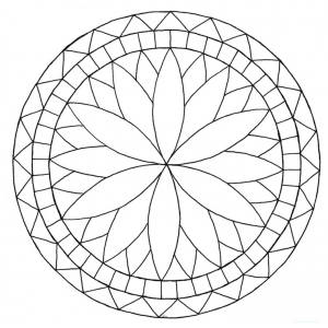 Páginas para colorir rosetas para crianças imprimíveis