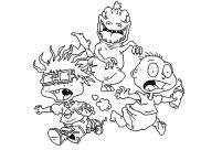 Páginas de Rugrats para colorir e imprimir para crianças
